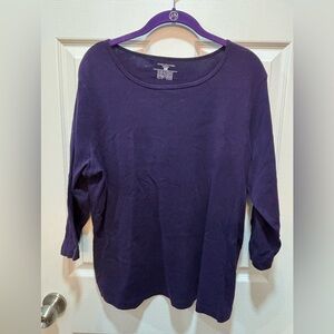 Women’s Jones New York Sport 3/4 Sleeve Shirt Size 2X